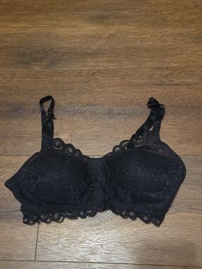 No Brand Name Black Lace Bra Small
